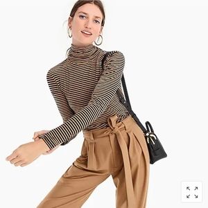 J. Crew striped turtleneck